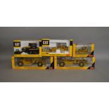 5 Caterpillar die-cast scale boxed models by Norscot, including;Track Loader, Landfill Compactor etc