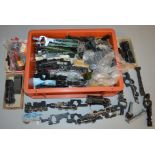 OO Gauge. A small quantity of unboxed  locomotives, together with body and chassis parts, for spares