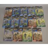 13 carded Elite Force action figures and accessories, which includes; Navy Seal, British Army Force,