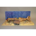 A 1:16 scale Diorama, to some extent, modelled on an actual World War 2 event when a Curtiss