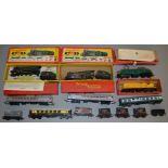 OO Gauge. A Tri-ang R.155 Diesel Switcher, G+ boxed, and an R.257 Double ended Locomotive with