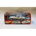 James Bond 007. A boxed Joyride 1:18 scale Aston Martin DB5, issued in 2004, modelled on the vehicle