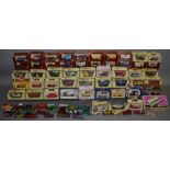35 Yesteryear models, 14 boxed Corgi / Lledo models along with 28 unboxed die-cast models mostly
