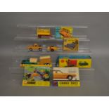 3 boxed Corgi Toys agricultural models including Gift Set No.2 'Land Rover and 'Rice's' Pony Trailer