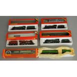 OO Gauge. 5 boxed Hornby Steam Locomotives including R.150 LNER 4-6-0 B12/3 Class, R.842 LMS Class