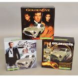 James Bond 007 3 limited edition Scalextric slot cars; C3162A Aston Martin DB5 'Casino Royale'