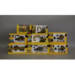 8 Caterpillar die-cast scale boxed models by Norscot, including; 320C  L Excavator, 226 Skid Steer
