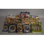 A mixed lot of figures which includes; Planet Of The Apes, Terminator 2, Lord Of The Rings,