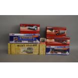 6 Corgi die-cast 1:50 scale truck boxed models along with a Moffett KooI (7).