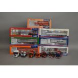 7 Corgi 1:50 scale die-cast truck models, which includes; RDL Distributions, Marshalls, Howe etc,