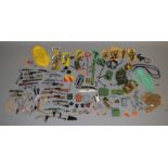 A good quantity of unboxed vintage soldier figure accessories, predominantly for Action Man