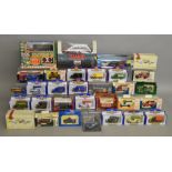 31 boxed diecast models by Oxford, Lledo, Matchbox and others including a Trofeu Subaru Rally