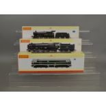 OO Gauge. 3 boxed Hornby DCC Ready Locomotives including two Steam Locomotives - R2402 GWR 4-6-0