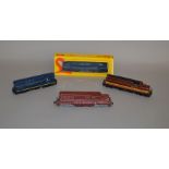 HO Gauge 4 locomotives; Rock Island, Boston Maine by Life Like both are DCC, Baltimore / Ohio  DCC