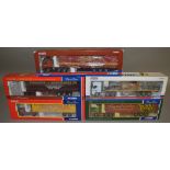 5 Corgi 1:50 scale die-cast truck models, which includes; Tarmac, Phillips Of Seahouses LTD etc