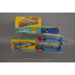 A boxed Corgi Toys Gift Set 16 which contains an Ecurie Ecosse Racing Car Transporter and two Racing