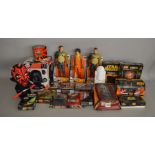Star Wars mixed lot which includes; CD player, figures, mug, chess set, Micro Machines, Darth Maul