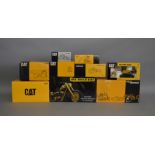 9 Caterpillar die-cast scale boxed models by; NZG, Joal etc (9).
