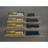 OO Gauge. 3  Wrenn W2230 Bo-Bo Diesel Electric Locomotives including BR blue Powered  and BR green