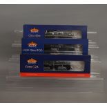 OO Gauge. 3 boxed Bachmann Steam Locomotives including 31-475 Class G2A '49395' BR black E/E and