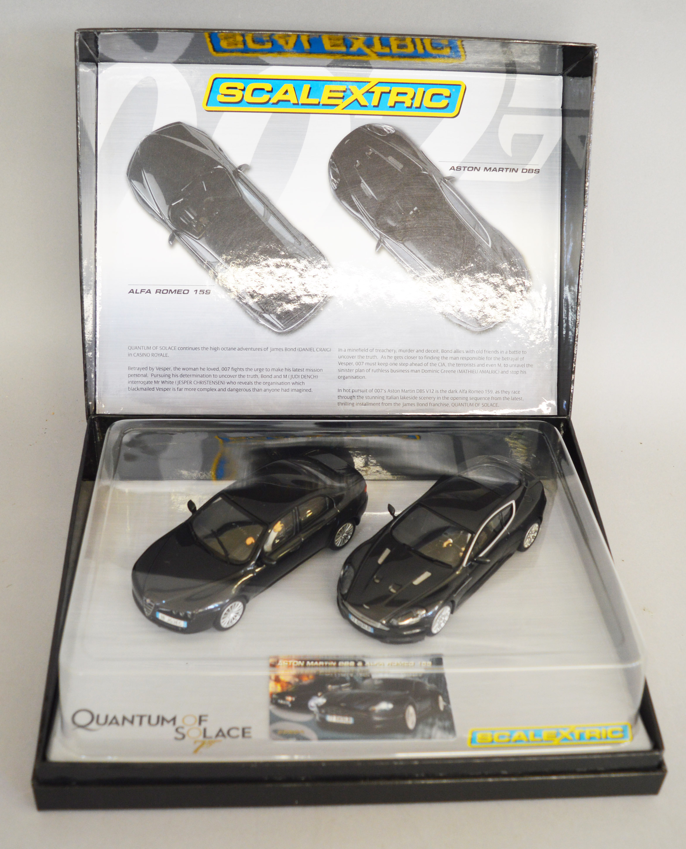 James Bond 007. A boxed  Scalextric C2922A Quantum Of Solace set containing two cars, an Aston - Image 2 of 2