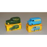 2 boxed Dinky Toys Vans including 472 Austin Van, in green with yellow hubs, 'Raleigh Cycles' and