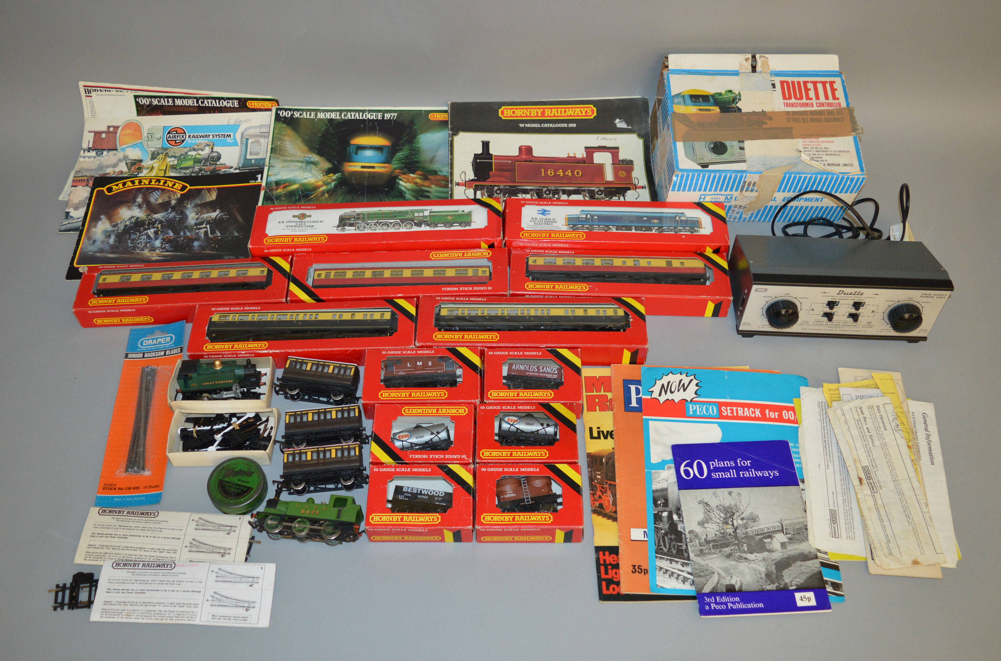 OO Gauge. 2 boxed Hornby Locomotives, R.065 'Evening Star' and R.751 BR Co-Co Diesel together with