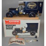 Live Steam. A boxed Mamod DV2 Delivery Van, a hard to find live steam model which has not been