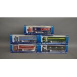 5 Scania 1:50 scale die-cast truck boxed models, all are collectors editions including; Rory