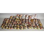 60 Star Wars Episode 1 carded figures by Hasbro along with 2 electronic commtalk readers (62)