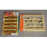 N Gauge. EX SHOP STOCK. 2 boxed Con-Cor sets - an Undecorated Fuel Foiler Cars set with matching