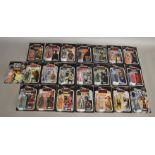 21 Star Wars carded figures by Kenner / Hasbro from "The Vintage Collection" along with 1 from "