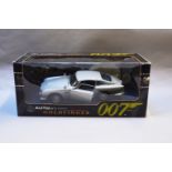 James Bond 007. A boxed Autoart 1:18 scale Aston Martin DB5 version without Gadjets, issued in 1999,