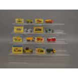 5 boxed Matchbox 1-75 series models from their 'Superfast' range including 4 Stake Truck, 10 Pipe