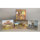 War Of The Ring role playing games x2 along with Age Of Mythology and Twilight Imperium (4).