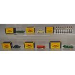 5 boxed models from the Matchbox Lesney 1-75 series Regular Wheel range including 11a ERF Tanker '