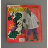 Lizard Fist-Fighting Super-Heroes action figure by Palitoy / Mego, figure is 8 inches and in