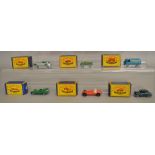 6 boxed models from the Matchbox Lesney 1-75 series Regular Wheel range including 12a Land Rover,