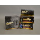 James Bond 007. 3 boxed Corgi 'Corgi & Bond 40th Anniversary' diecast model issues all with gold