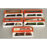 OO Gauge. 5 boxed Hornby Steam Locomotives including R.349 GWR King Class 'King Henry VIII', R.840
