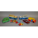 2 unboxed Telsalda (Hong Kong) plastic vehicles with friction drive including their  copy of the