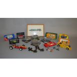 9 boxed diecast models by Onyx, Corgi, Quartzo and others together with an empty box and 7