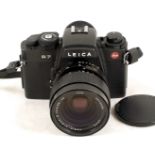 Black Leica R7 Body & Zoom Lens.