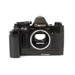 A Rare Black Canon F-A Special Use Camera Body with Drive.
