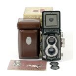 Grey Rolleiflex T with Tessar Lens.