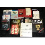 Over 20 Leica Books and Catalogues.