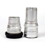 Two Chrome Hasselblad Lenses