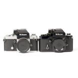 Pair of Nikon F2A Photomic Camera Bodies.