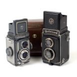 An Early Rolleicord TLR & a Yashica 44.
