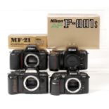 Group of Nikon Autofocus Camera Bodies.